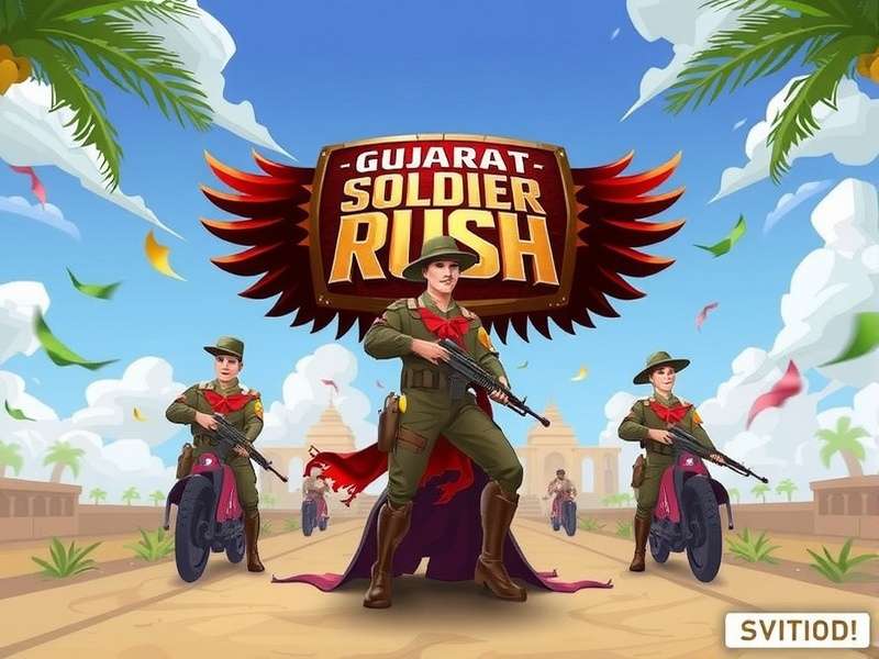 Gujarat Soldier Rush Game Cover